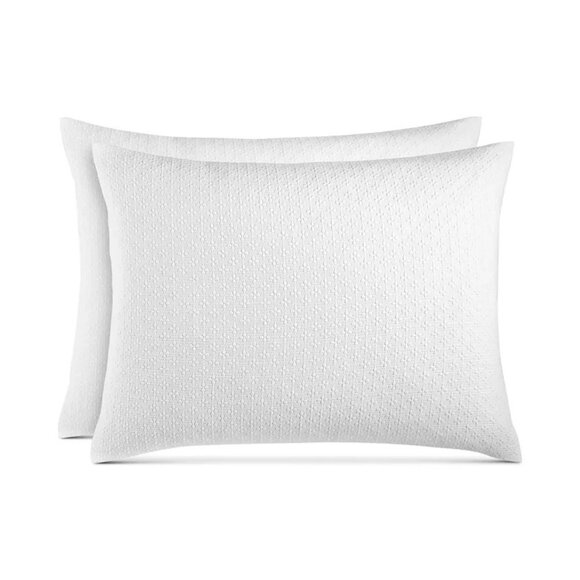 Charter Club Diamond Dot Full Queen Duvet Cover Set Cotton White $215 - Picture 4 of 5